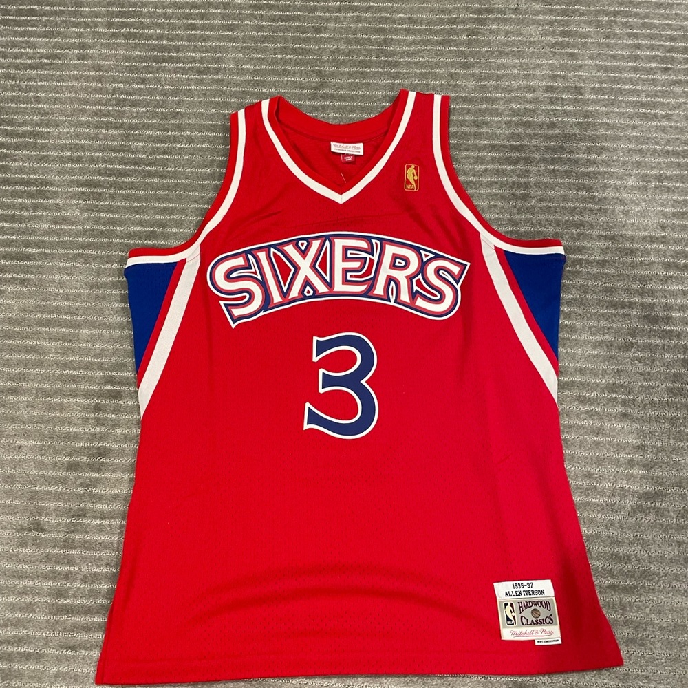 Philadelphia 76ers Allen Iverson Mitchell & Ness Swingman Jersey